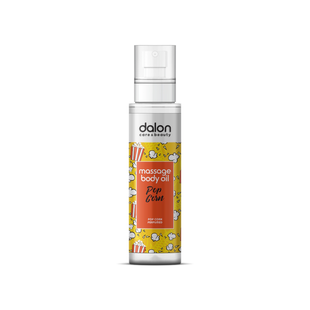 DALON MASSAGE BODY OIL POP CORN 200ML