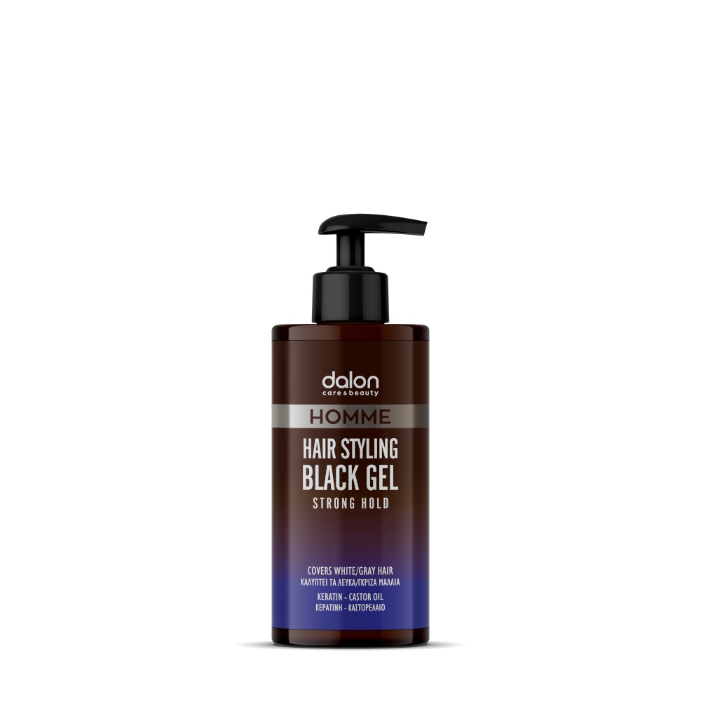 DALON HOMME HAIR STYLING BLACK GEL 300ML