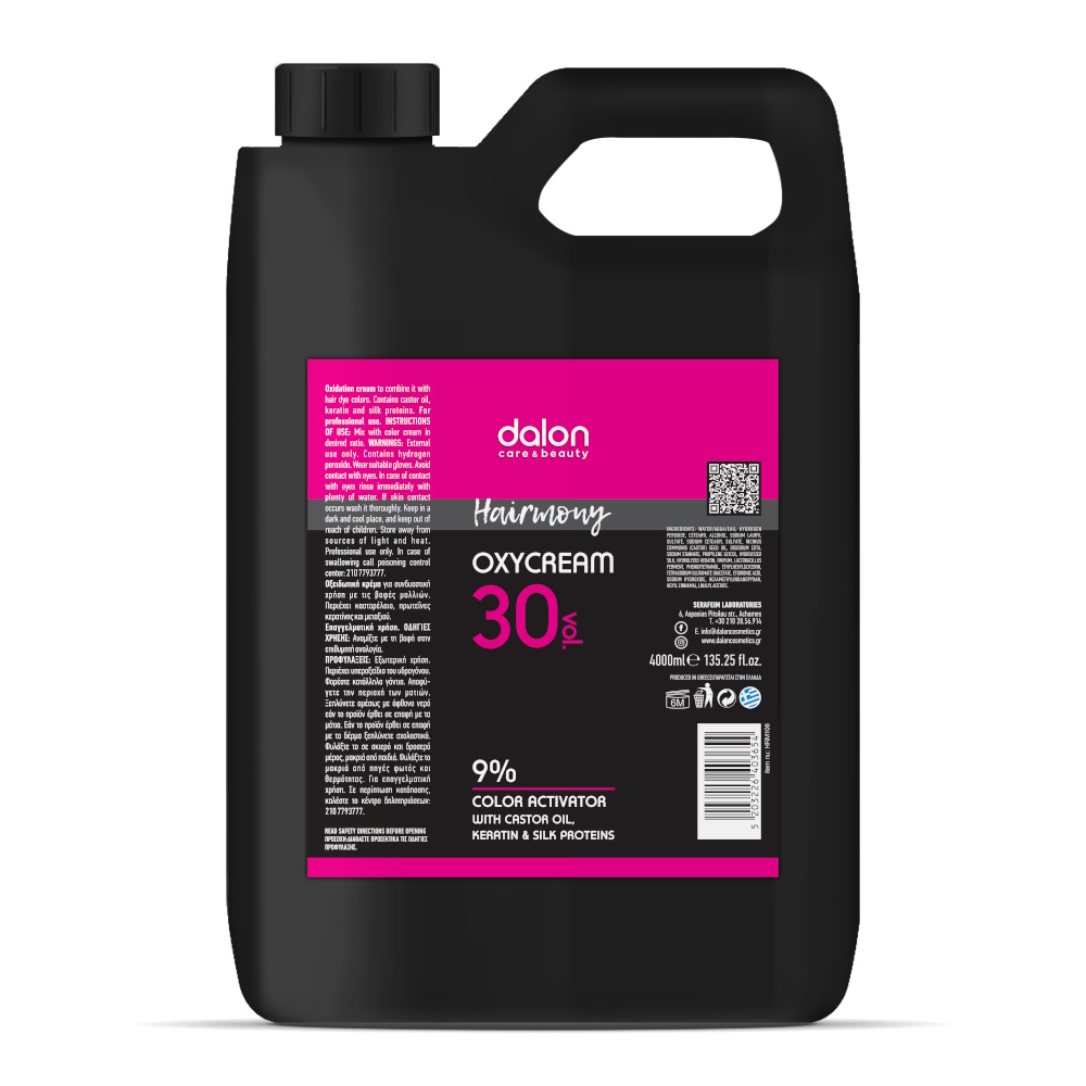 DALON HAIRMONY OXYCREAM 30 VOL_9%_4000ML