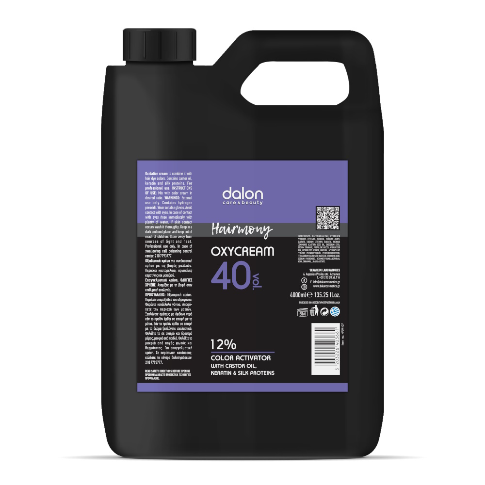 DALON HAIRMONY OXYCREAM 40 VOL_12%_4000ML