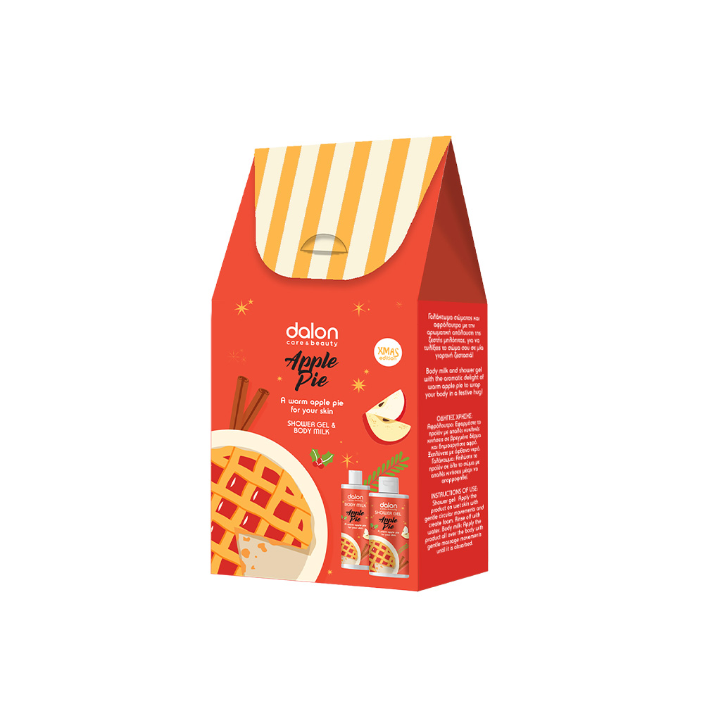 DALON XMAS PACK APPLE PIE (BODY MILK 200ML+ SHOWER GEL 300ML)